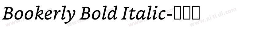 Bookerly Bold Italic字体转换 Bookerly Bold Italic字体转换